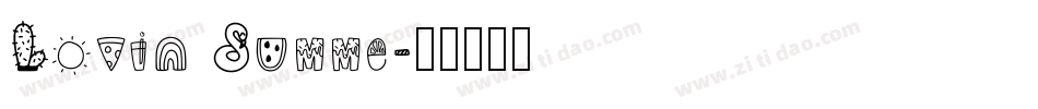 Lovin Summe字体转换